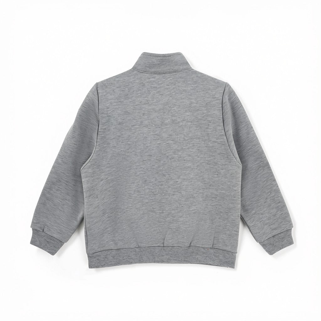 Mitch & Son joggingpak met halve rits Tyler Grijs